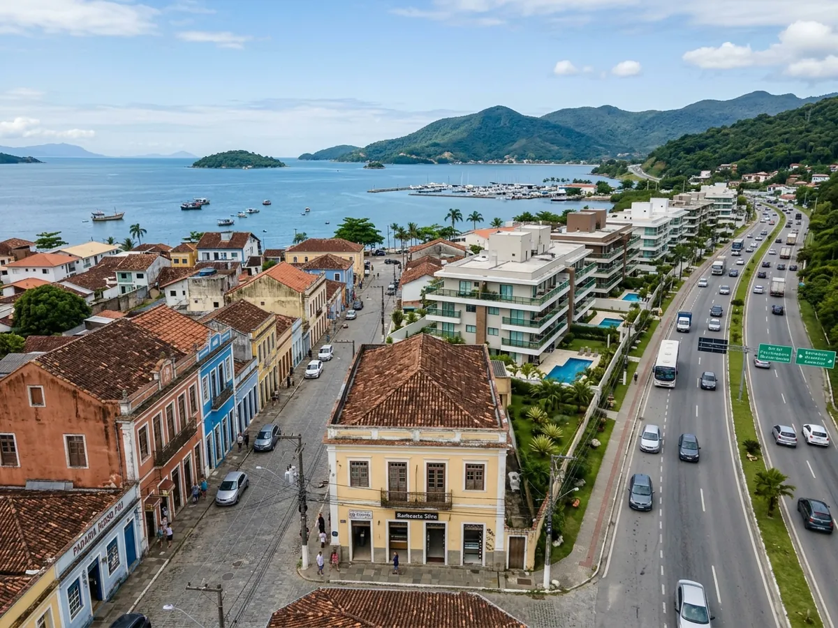 Arquitetura residencial de Biguaçu com sobrados e condomínios horizontais