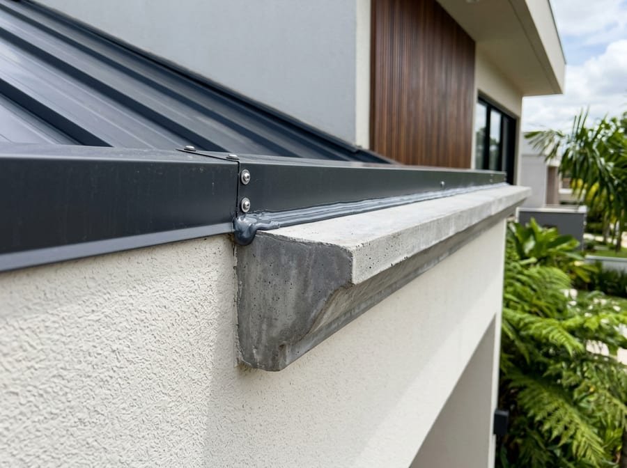 Projeto de Instalação de Rufos e Pingadeiras em Alumínio e Galvanizado em residência no bairro Daniela, Florianópolis - SC